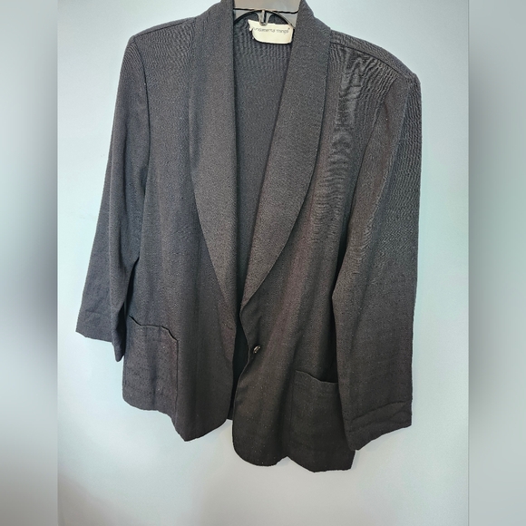 Jackets & Blazers - Black Knit Blazer